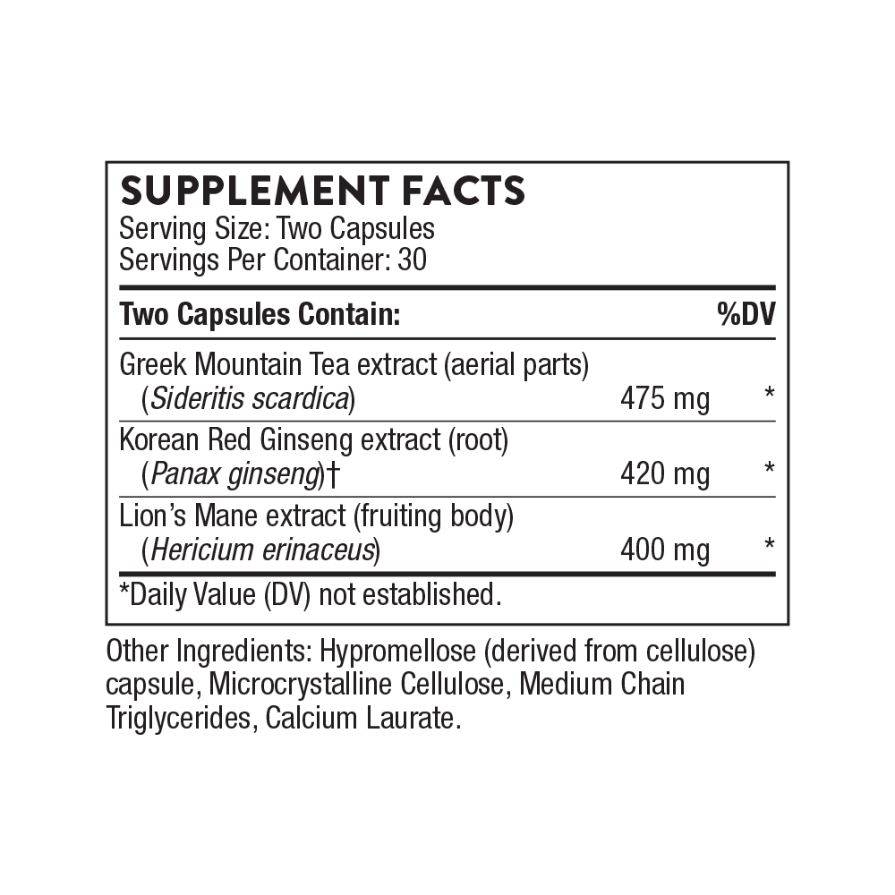 Ginseng Plus (Lion's Mane and Greek Tea Extract) - Image 5